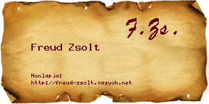 Freud Zsolt névjegykártya